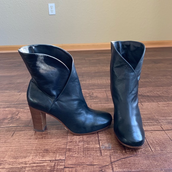 celine black ankle boots